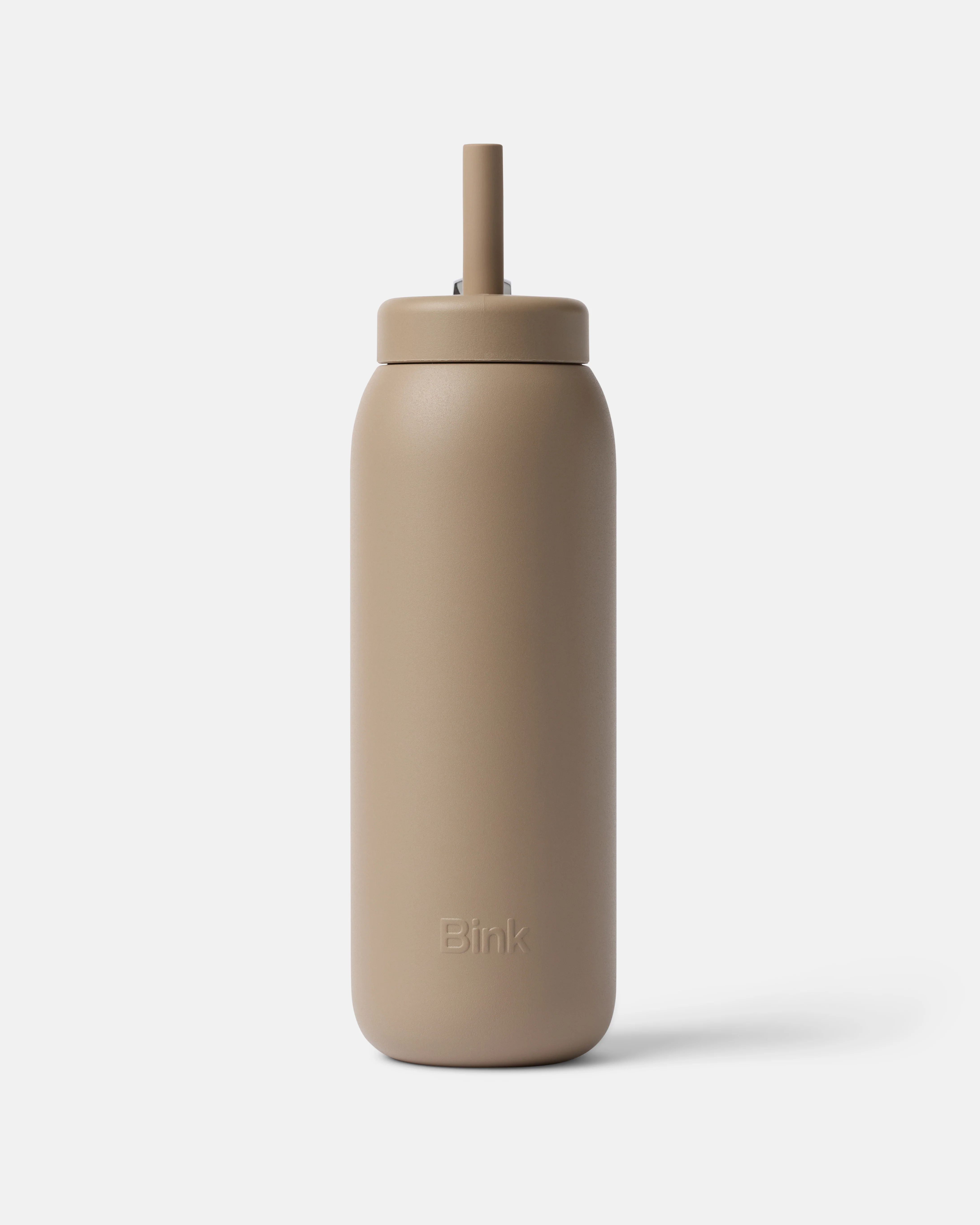 Stainless Straw Cap 24oz Mocha - Image 3