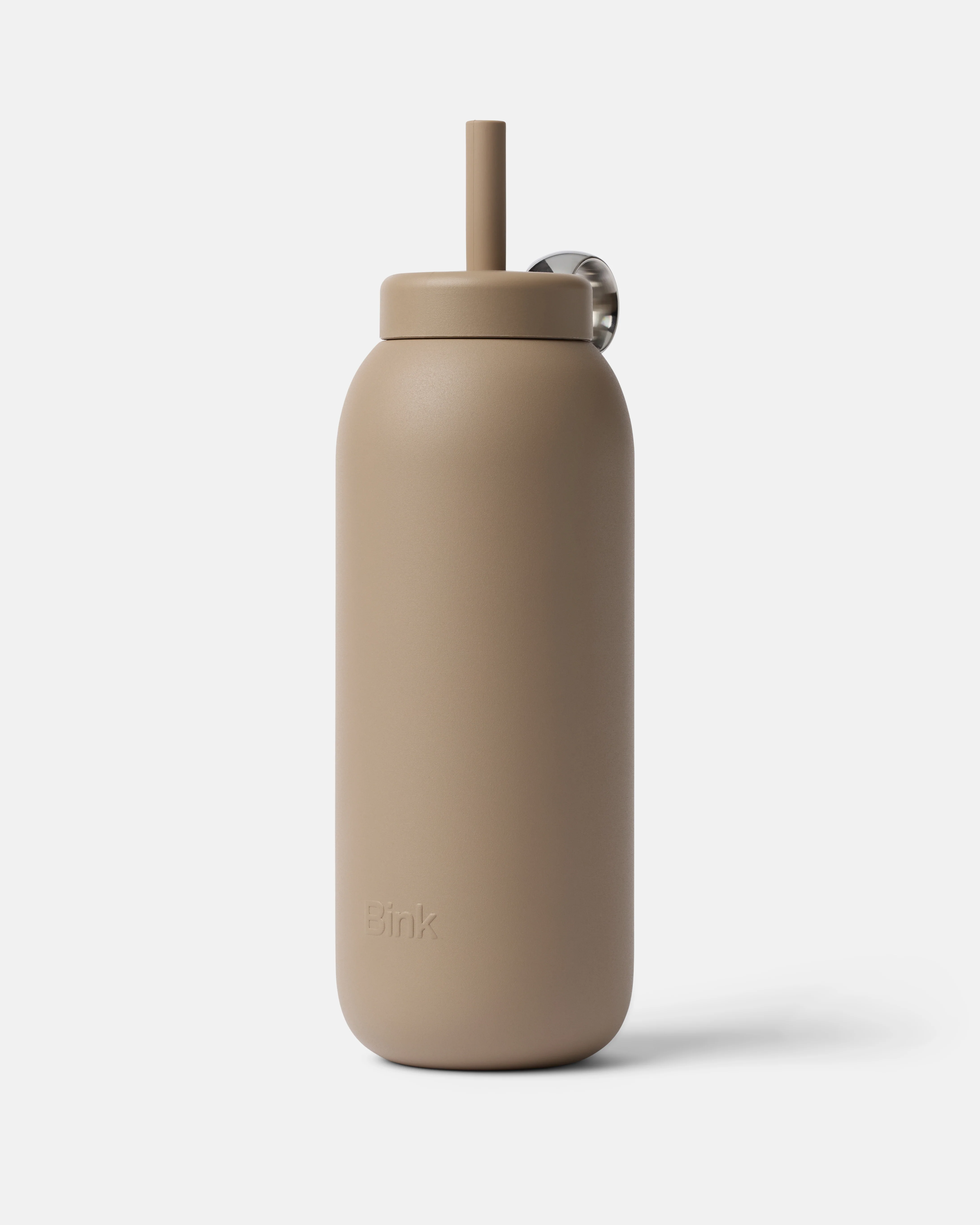 Stainless Straw Cap 32oz Mocha - Image 2