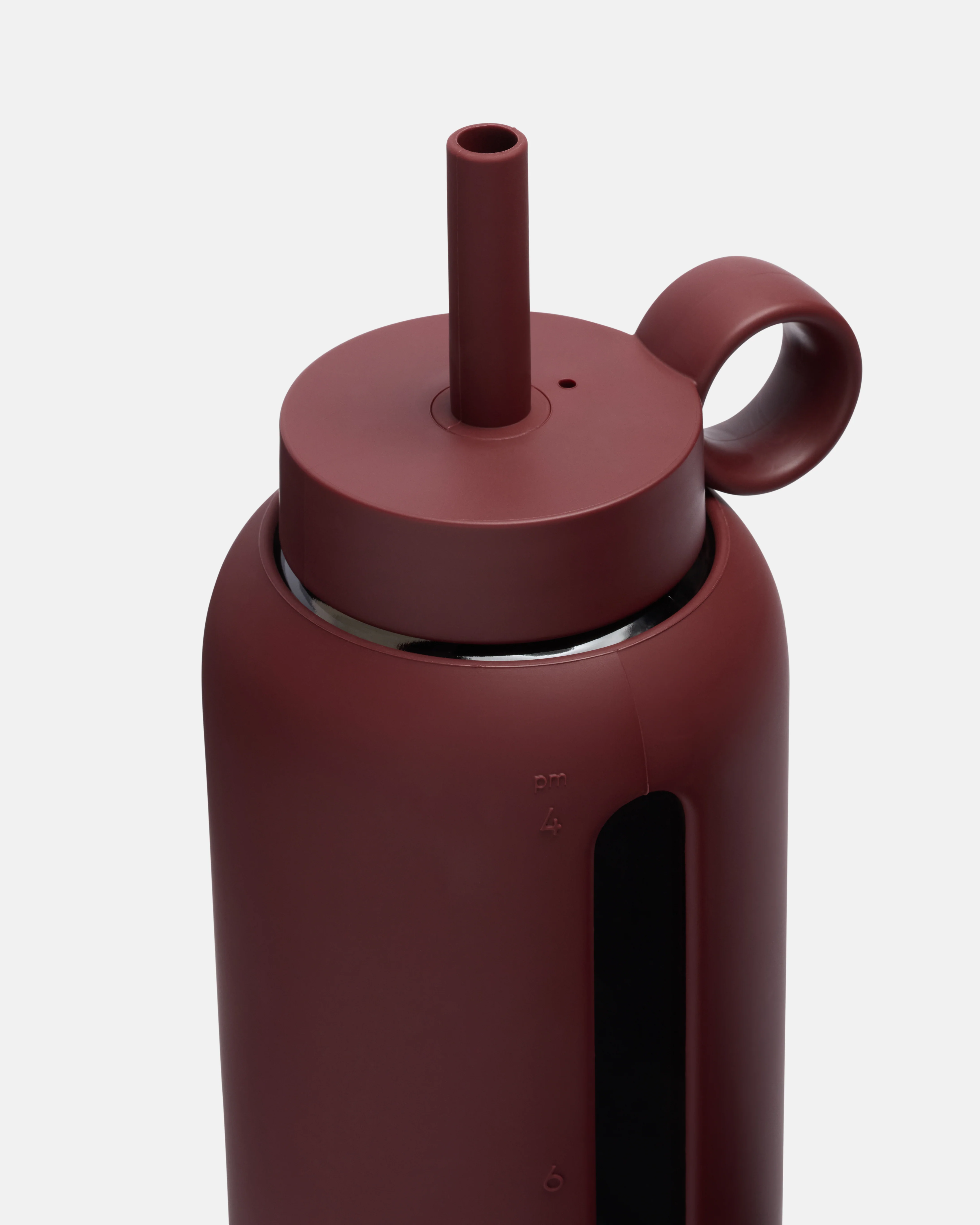 Straw Carry Cap Black Cherry