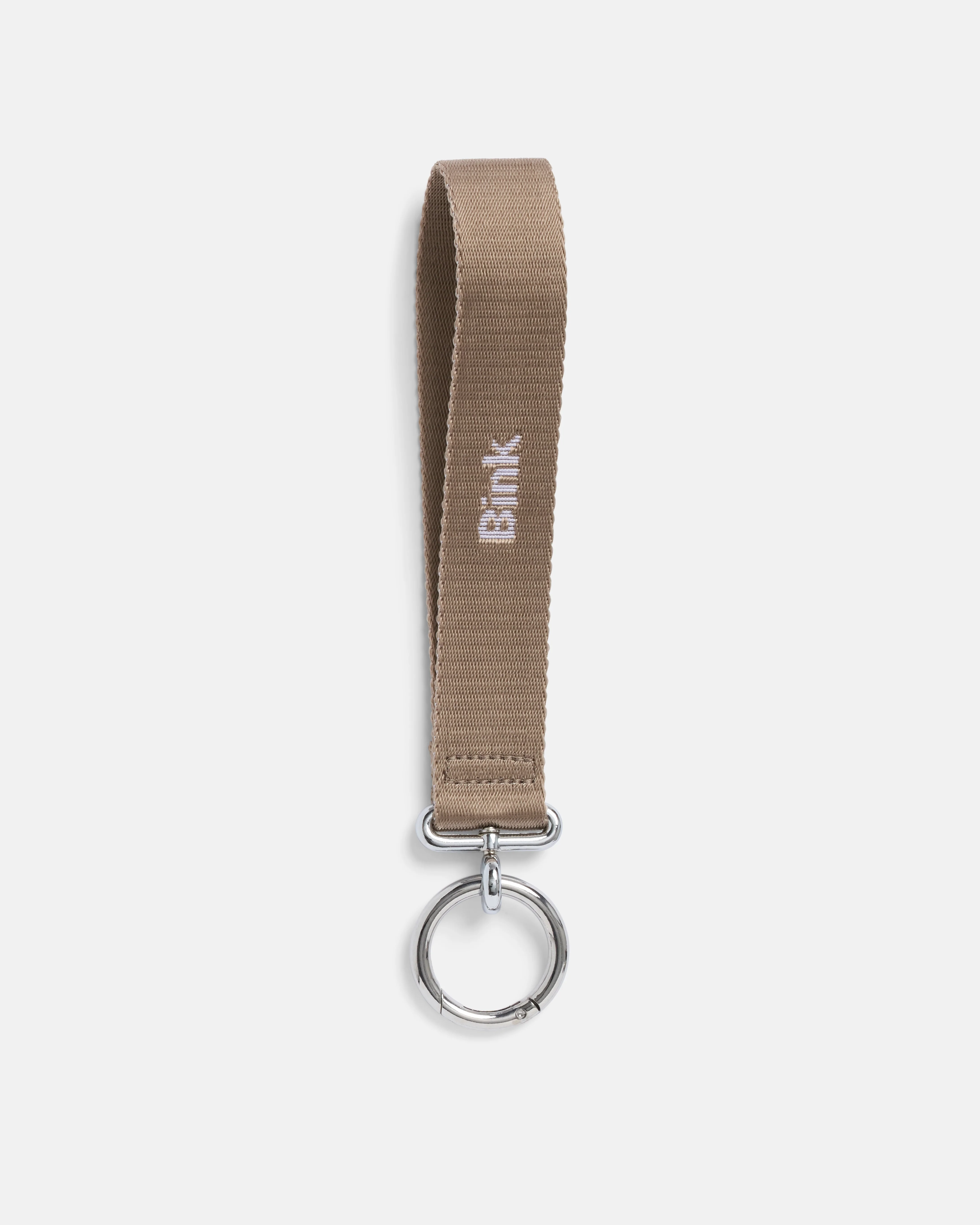 Wrist Strap Keychain Brown